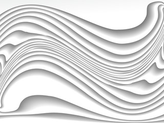 White curve line vector background,vector Illustration.4:3 format