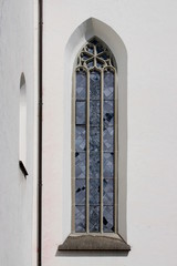 Fenster an der Kirche St. Martin in Leutkirch im Allgäu