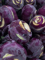 Obraz premium Kohlrabi closeup