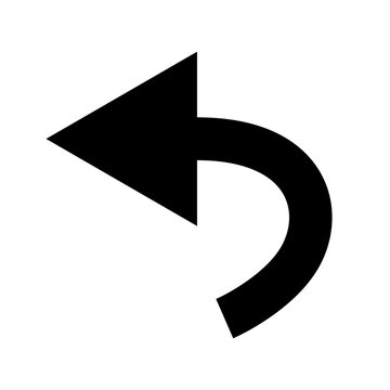 Black curved arrow
