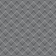 Seamless gray overlaying rounded zigzag pattern vector