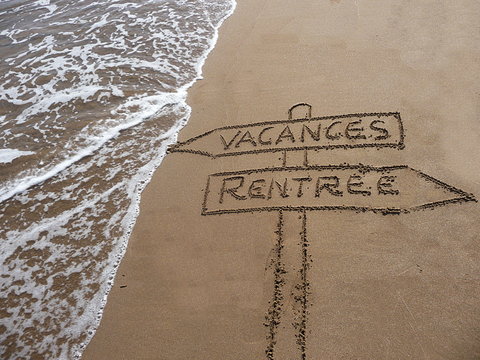 Rentr&eacute;e des vacances.