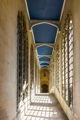 Papier peint photo Pont des Soupirs View inside bridge of sighs in Cambridge  © Catalina