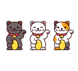 Cute Maneki Neko Cats