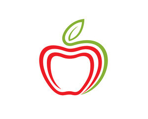 Apple and Fruit Logo 