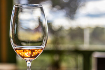 Vinho rosado.