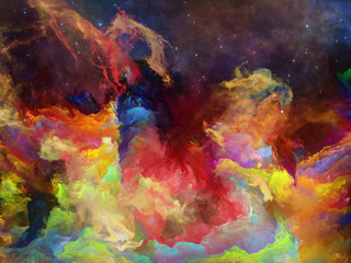 Obraz na płótnie Canvas The Darkness of Space Nebula