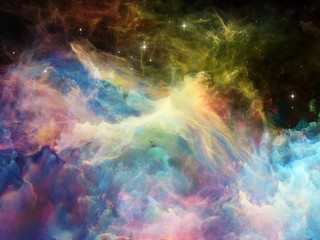 Fototapeta na wymiar Magic of Space Nebula