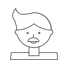 Man cartoon profile