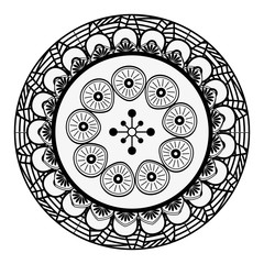 Mandala spiritual symbol