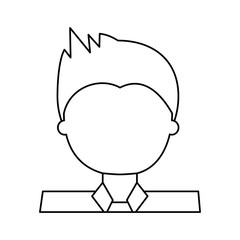 Man cartoon profile