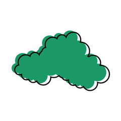 Cloud weather symbol