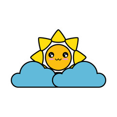 sun and clouds icon