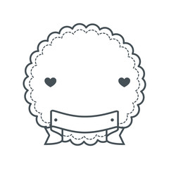 Cute label banner