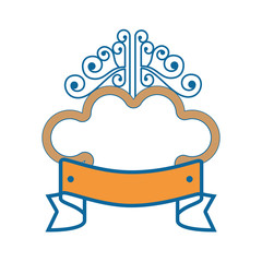 Cute label banner