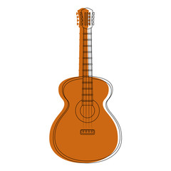 Obraz premium guitar instrument icon