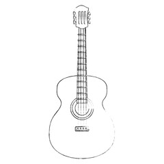Obraz na płótnie Canvas Acoustic guitar instrument