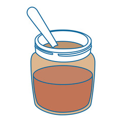 chocolate cream bottle icon