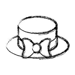 hat with decorative bow icon