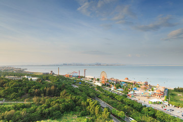 Obraz premium Xiamen Guanyin Mountain Beach,Water World
