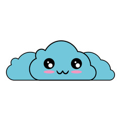 kawaii clouds icon
