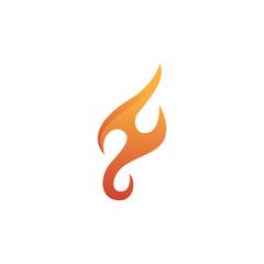 fire f logo template