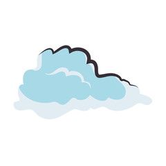 Cloud weather symbol