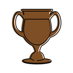 Glass cup isolated