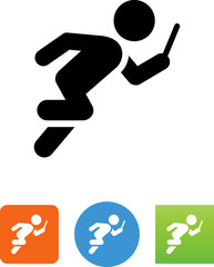 Relay Race Icon - Illustration