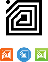 RFID Tag Icon - Illustration