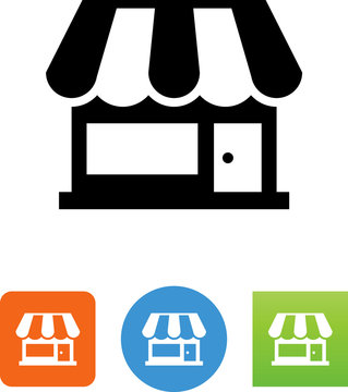 Retail Shop Icon - Illustration