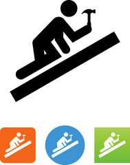 Roofer Icon - Illustration