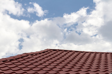 Roof against the sky