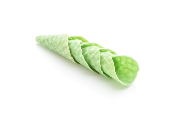 green tea wafer cone