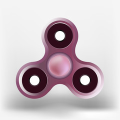 Vector Symbol of Fidget Spinner Toy Vector Icon
