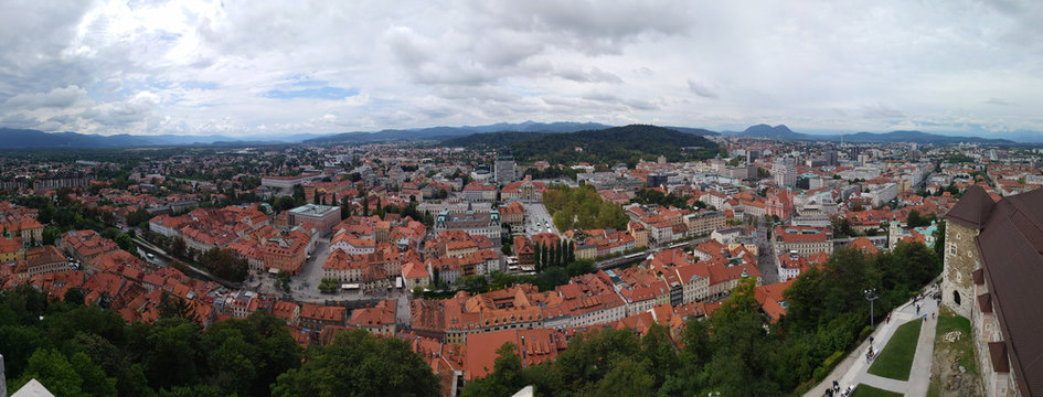 Panorama di Lubiana