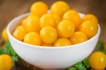 Portion of Yellow Tomatoes