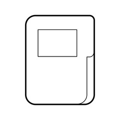 folder document isolated icon vector illustration design