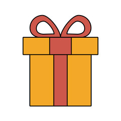 gift box icon image vector illustration design 