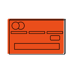 credit or debit card icon image vector illustration design 