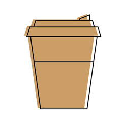 coffee cup sleeve  icon image vector illustration design 