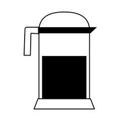 kettle coffee icon image vector illustration design 