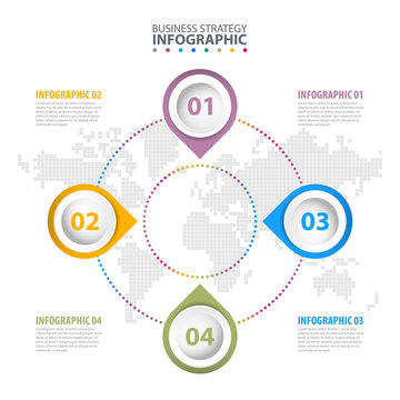 Business Infographics design template illustration