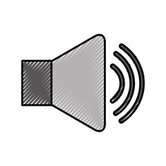 speaker audio isolated icon vector illustration design