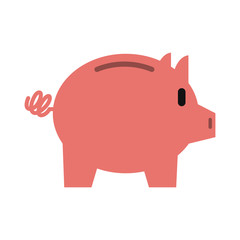 piggy bank icon image vector illustration design 