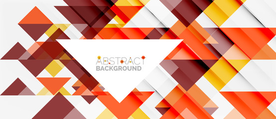 Triangle pattern design background