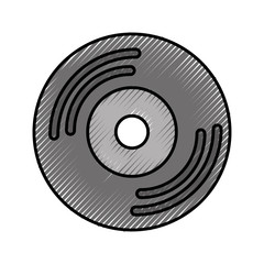 vinyl player console icon vector illustration design