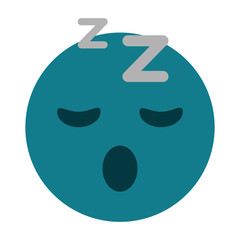 sleepy eyes zzz emoji icon image vector illustration design 