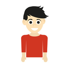 boy happy child icon image vector illustration design 