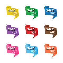 sale paper banner